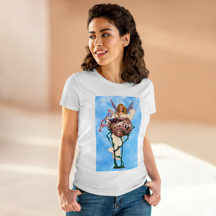 Enchanting Serenity Women's Midweight Cotton Tee
