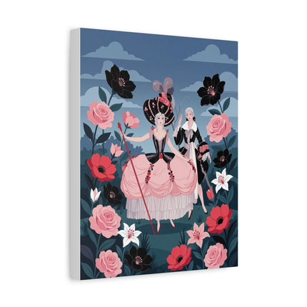 🌹🎭 The Rose Masquerade Promenade Placemat – Art Deco Floral Elegance