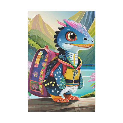 Baby Raptor Matte Canvas, Stretched, 0.75"