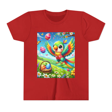 Easter Parrot Youth Short Sleeve Tee