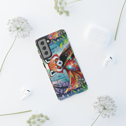 Cybernetic Red Panda Phone Cases