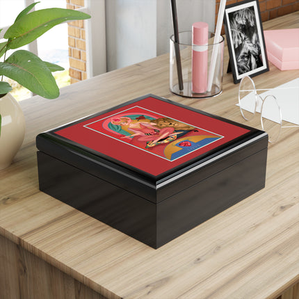 July & Ruby (from the Gem Series) by Sofia Chiostri Jewelry Box