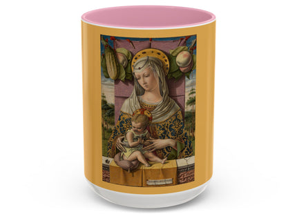 Madonna and Child by Carlo Crivelli Colorful Mugs (11oz, 15oz)