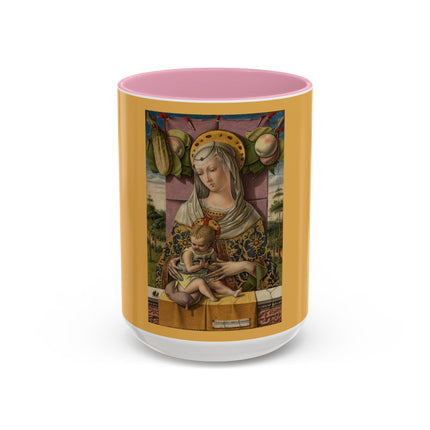 Madonna and Child by Carlo Crivelli Colorful Mugs (11oz, 15oz)