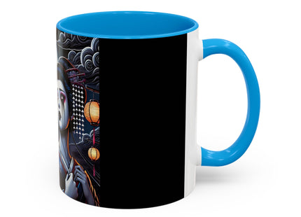 Geisha’s Black Ink Tears Colorful Mugs (11oz, 15oz)