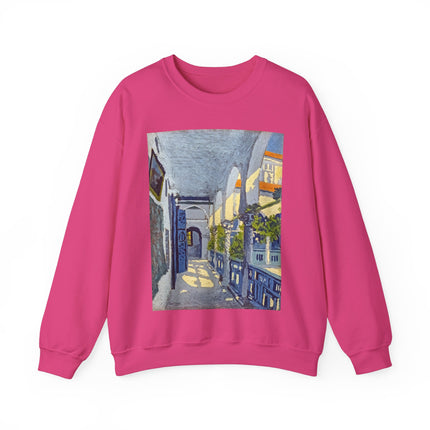 Gallery of a Moroccan Riad by George Gaudion Heavy Blend™ Crewneck Sweatshirt