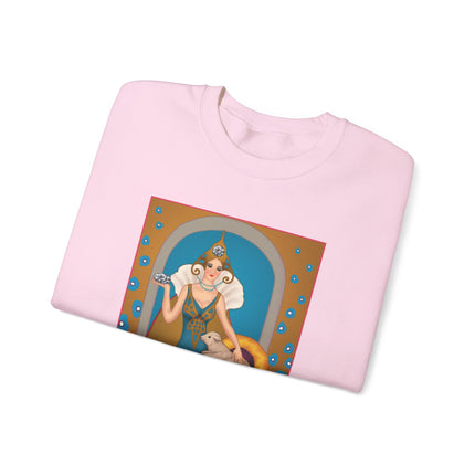 April & Diamond (from the Gem Series) by Sofia Chiostri Heavy Blend™ Crewneck Sweatshirt