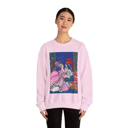 The Jealous Parrot by George Barbier Heavy Blend™ Crewneck Sweatshirt