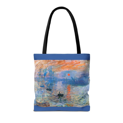 Sunrise by Claude Monet Tote Bag (AOP)