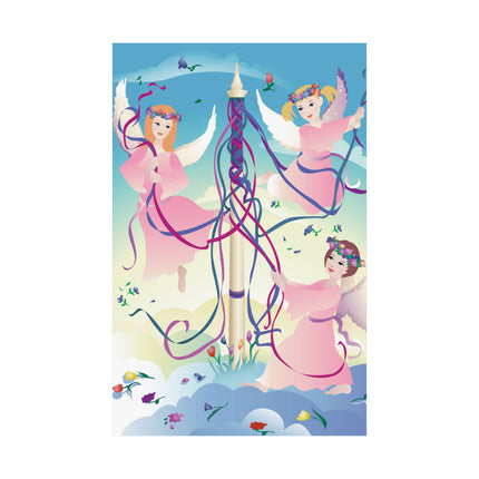 Angelic Revelry Premium Matte Vertical Posters