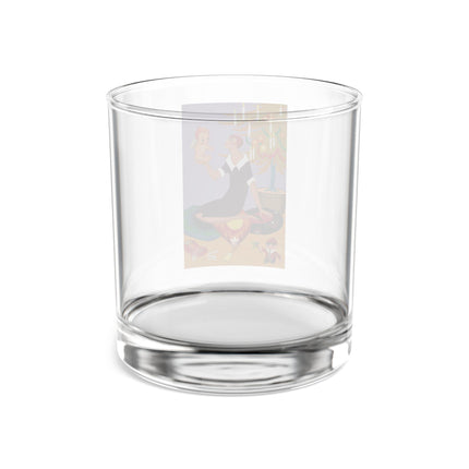 Art Deco Christmas Rocks Glass, 10oz