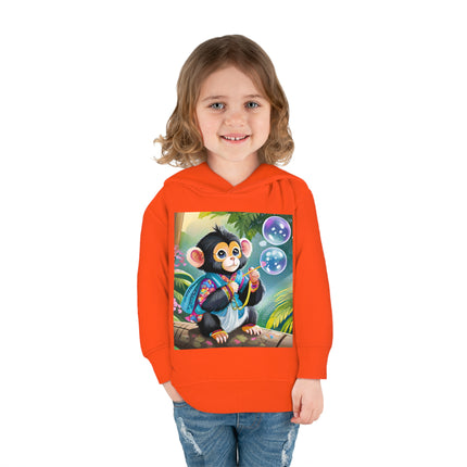 Bubble Magic in the Jungle Toddler Pullover Fleece Hoodie