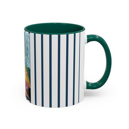 Art Deco Christmas Elegance Colorful Mugs (11oz, 15oz)