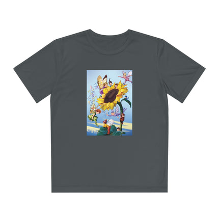 Sunflower Fairies by Margaret Tarrant Youth Competitor Tee – Golden Garden Magic & Storybook Wonder