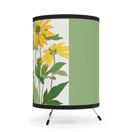 Clerodendrum & Rudbeckia Flower by Tanigami Kônan Tripod Lamp