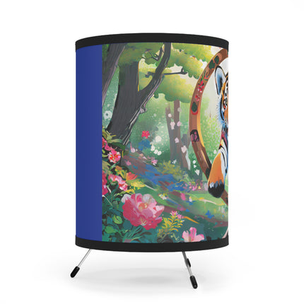 Majestic Tiger Cub Tripod Lamp