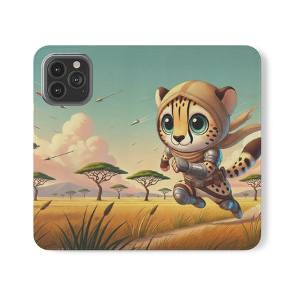 🐆⚡ Swift Cheetah Flip Case – Speed, Freedom & Untamed Adventure