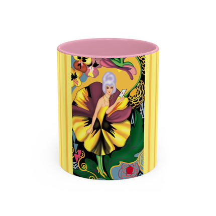Enchanted Pansy Elegance Colorful Mugs (11oz, 15oz)