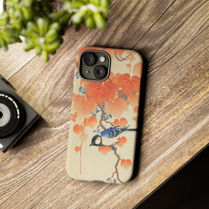Japanese Bird and Branch by Ohara Koson Phone Cases