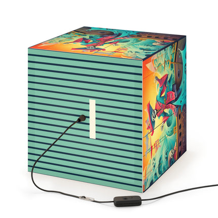 Skeleton Crew of the Misty Seas Light Cube Lamp