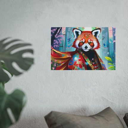Cybernetic Red Panda Fine Art Posters