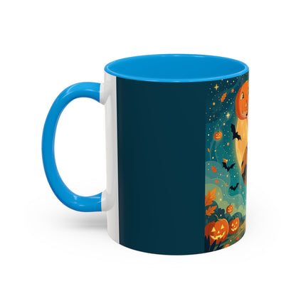 🦇🎃 The Witch Of Batwing Pumpkin Hollow Colorful Mug – Moonlit Halloween Charm