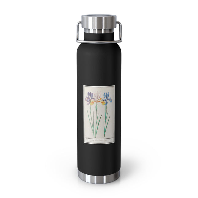 Iris, Iris sibirica by Anselmus Boëtius de Boodt Copper Vacuum Insulated Bottle, 22oz