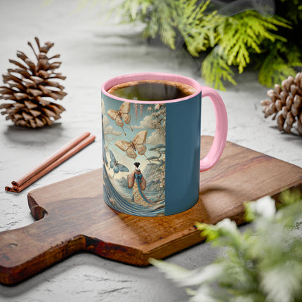 Butterfly Empress Colorful Mug – Graceful Butterflies & Timeless Elegance