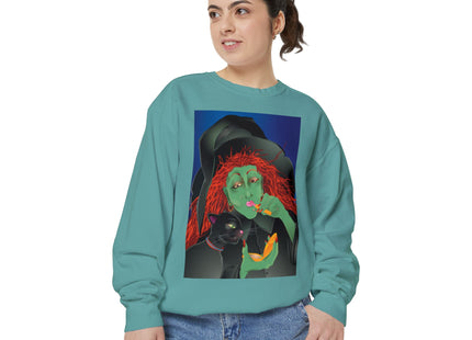 Mirror, Mirror A Witch's Touch Unisex Garment-Dyed Sweatshirt