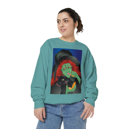 Mirror, Mirror A Witch's Touch Unisex Garment-Dyed Sweatshirt