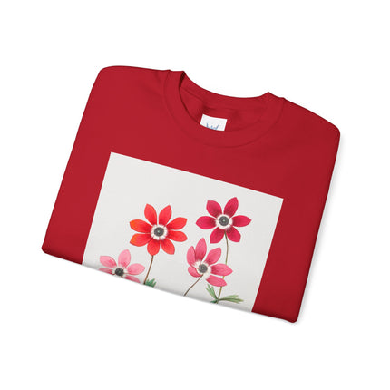 Anemoon, Anemone by Anselmus Boëtius de Boodt Heavy Blend™ Crewneck Sweatshirt