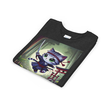 Moonlit Samurai Kitty Youth Short Sleeve Tee