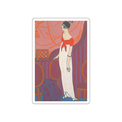 L’Entracte by Georges Lepape Die-Cut Stickers (5 Sizes)