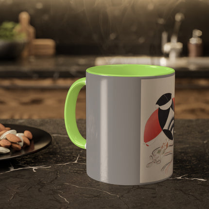 Illustrations of Japanese Toys Pl.056 by Kawasaki Kyosen Colorful Mugs, 11oz
