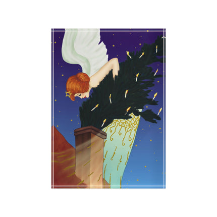 The Christmas Angel Acrylic Art Block