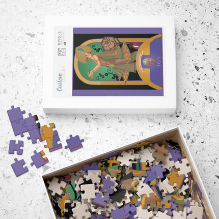 October & Opal, Tourmaline (from the Gem Series) by Sofia Chiostri Puzzle (110, 252, 500-Piece)