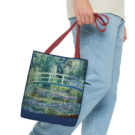 Water Lilies and Japanese Bridge by Claude Monet Tote Bag (AOP)