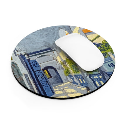 Gallery of a Moroccan Riad by George Gaudion Mouse Pad, Round and Rectangle