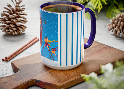 Snowfall & Couture Colorful Mugs (11oz, 15oz)