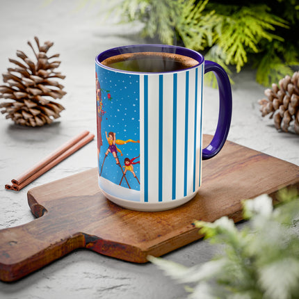 Snowfall & Couture Colorful Mugs (11oz, 15oz)