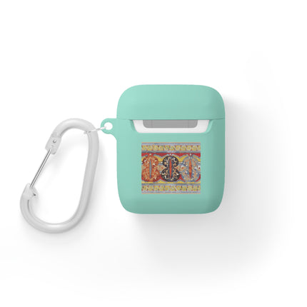 Reproduction of the Shield Frieze by Emile Gilliéron AirPods Case
