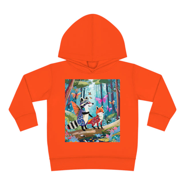 Whimsical Woodland Toddler Pullover Fleece Hoodie