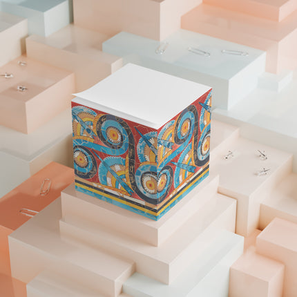 Reproduction of S-Spiral Frieze by Emile Gilliéron Note Cube