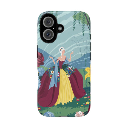 🌹🌿 The Willow Garden Promenade Phone Case – Art Deco Floral Elegance