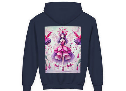 Fuchsia Fairy Youth Heavy Blend Hooded Sweatshirt