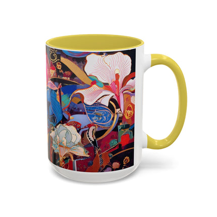 Ethereal Irises Colorful Mugs (11oz, 15oz)