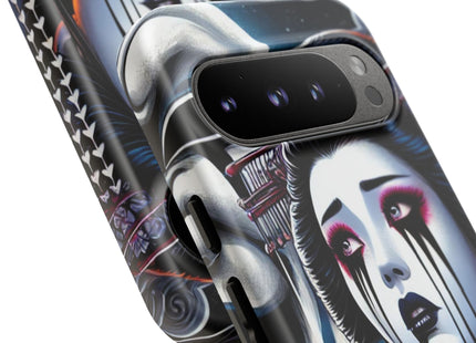 Geisha’s Black Ink Tears Phone Cases