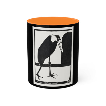 A Lame Marabou by Samuel Jessurun de Mesquita Colorful Mugs, 11oz