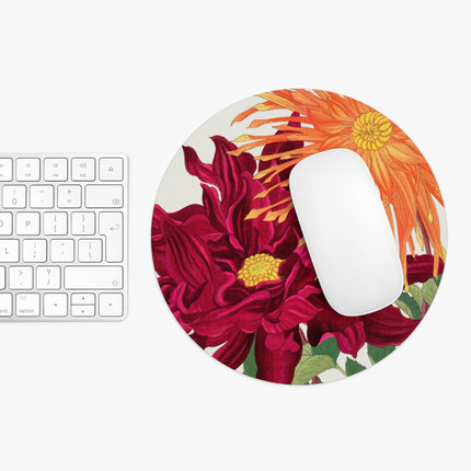 Dahlia by Tanigami Kônan Mouse Pad, Round and Rectangle