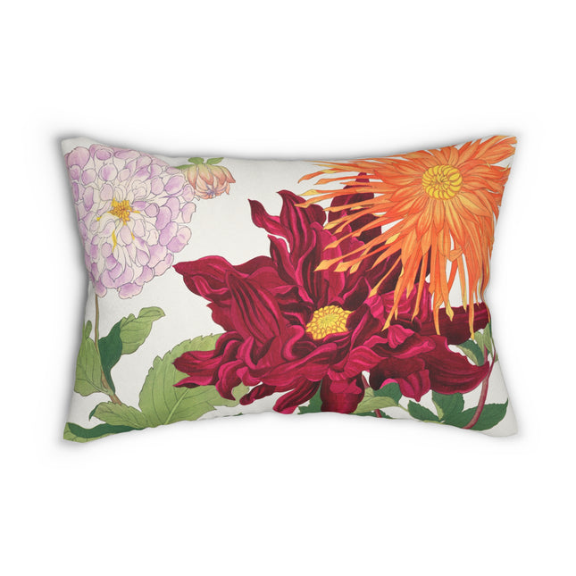 Dahlia by Tanigami Kônan Spun Polyester Lumbar Pillow